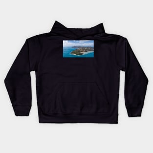 Landing in Tropical Paradise Kids Hoodie